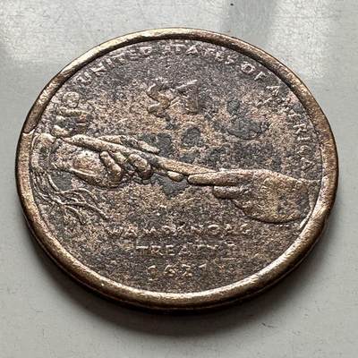 🌹外币初藏🌹🐯2025年第127场  每周二四六晚8️⃣点 接代拍 - 美国2011年部落条约一美元b