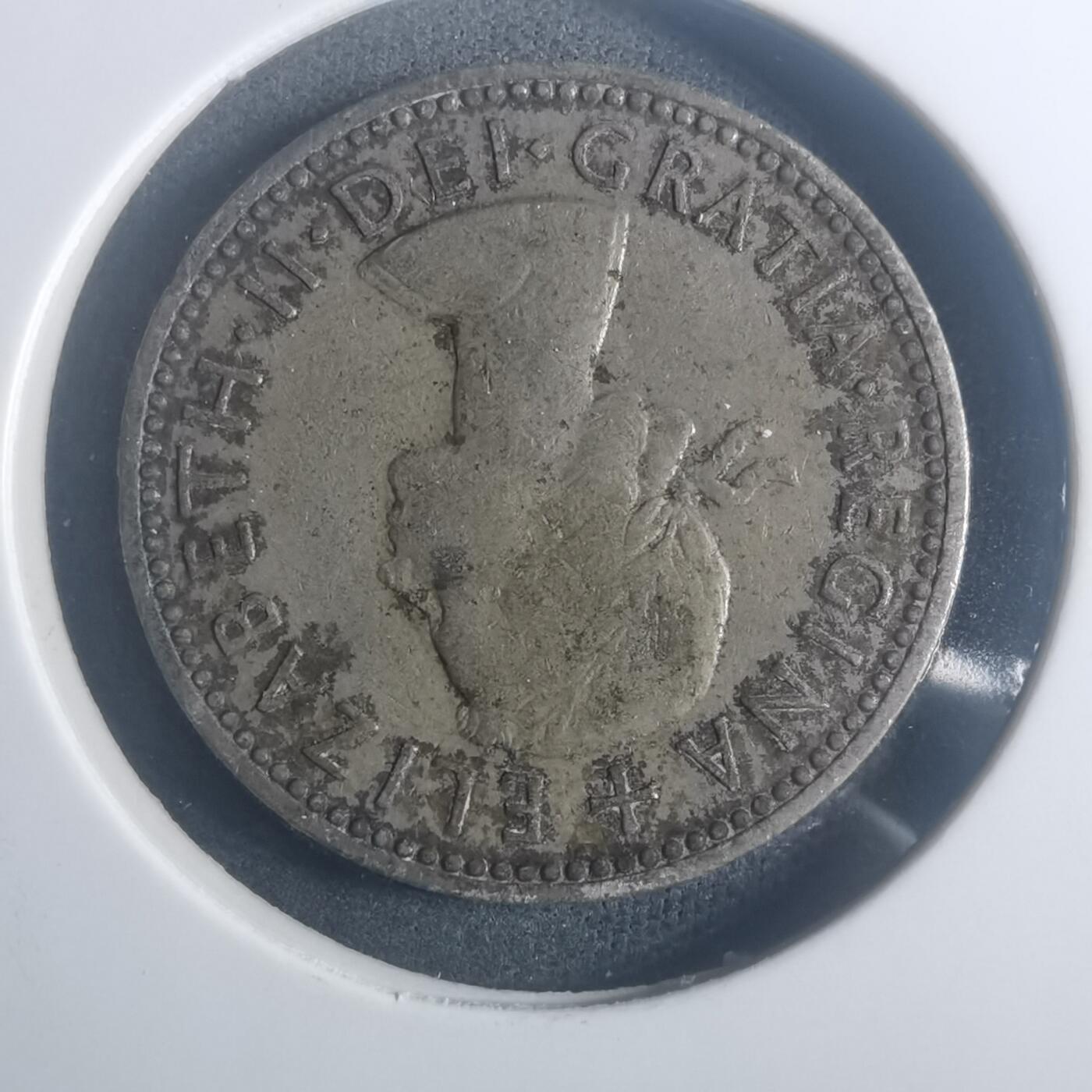 沼泽如烟--第900场 英国1955年1先令