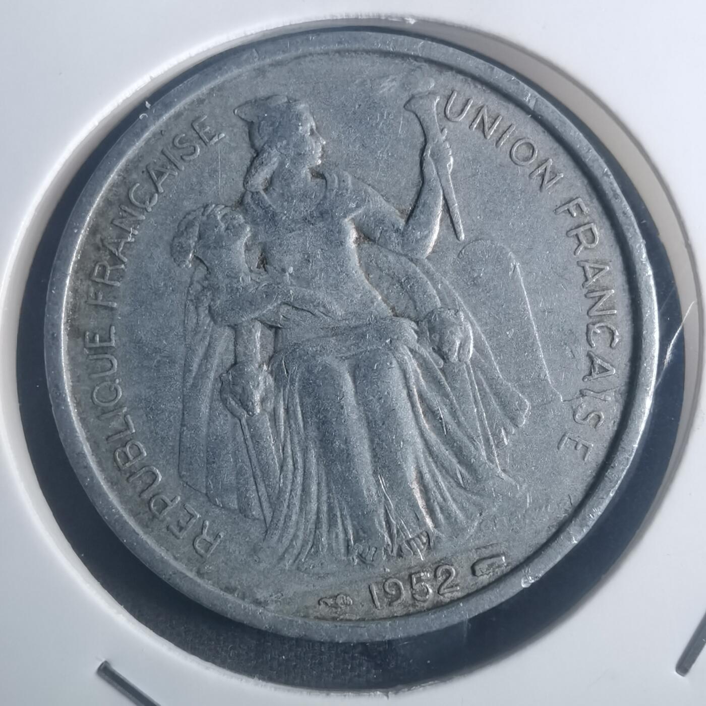 沼泽如烟--第900场 法属大洋洲1952年5法郎