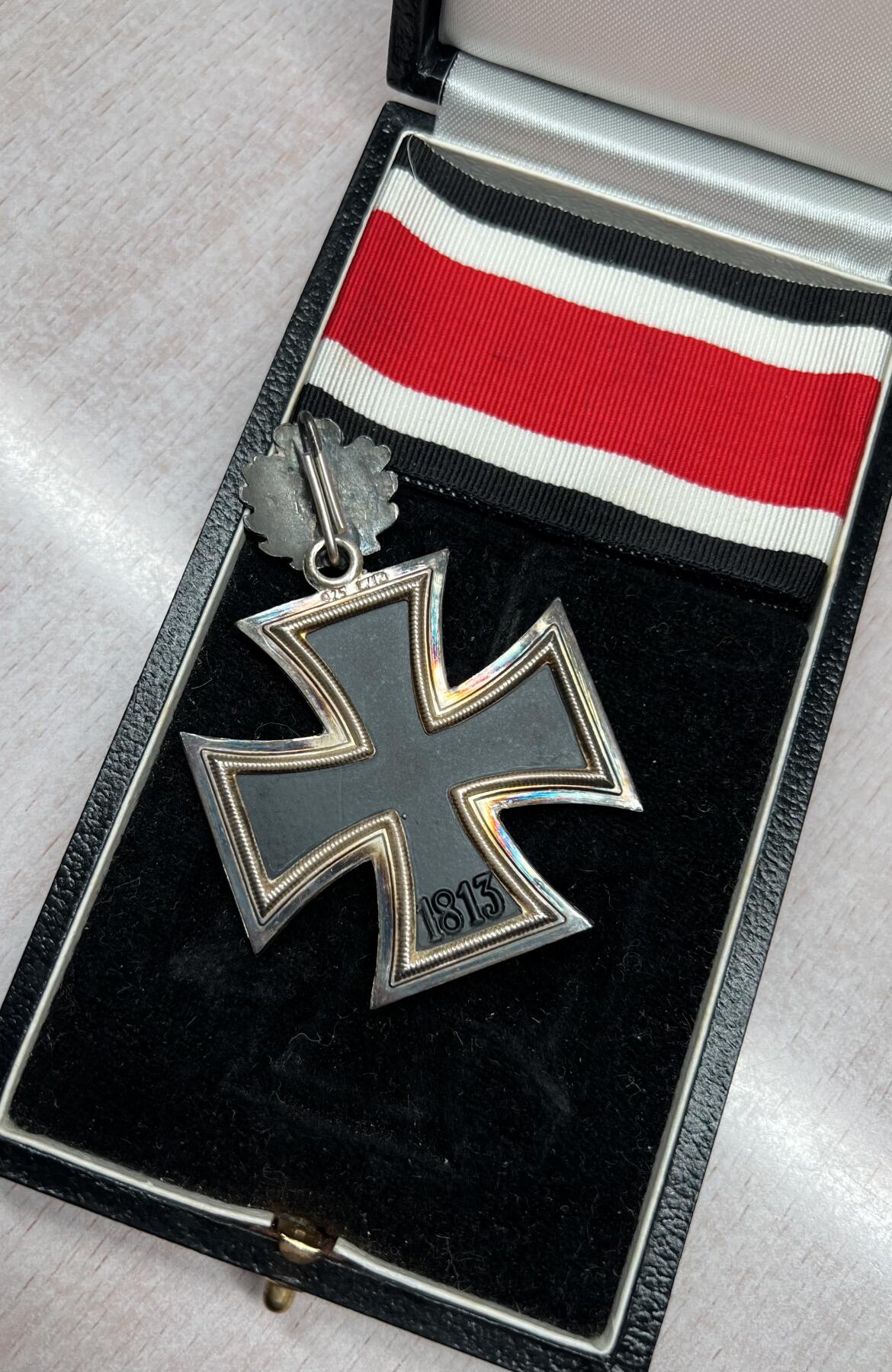 大猫徽章拍卖 第282期 复刻 德三橡叶骑士铁十字