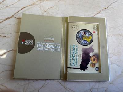 第181期拍卖 - 卡装意大利2021饮食文化系列2艾米利亚罗马涅纪念币