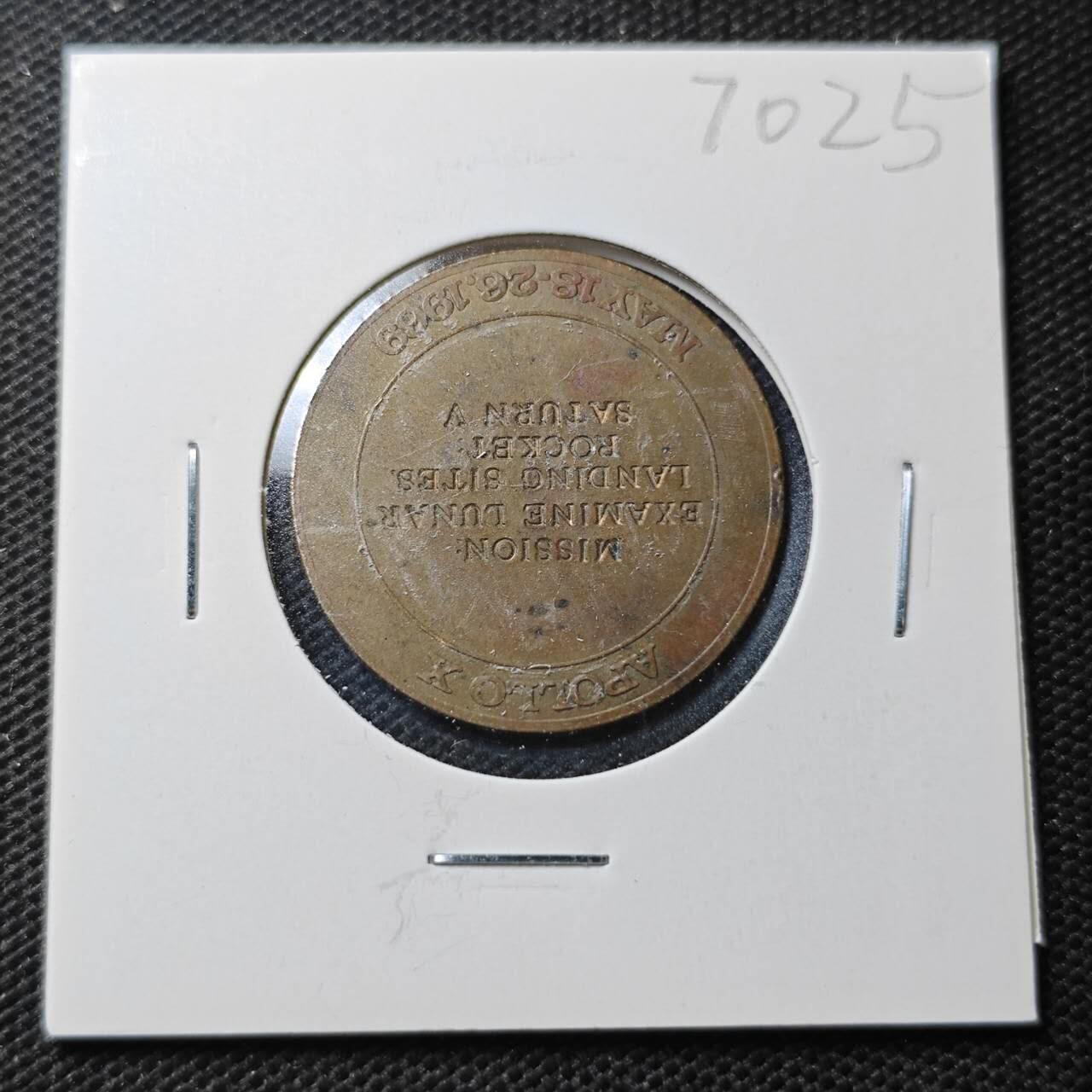 KK钱币收藏小铺  第370场  2月预留时间 周末发货  美国航天纪念章