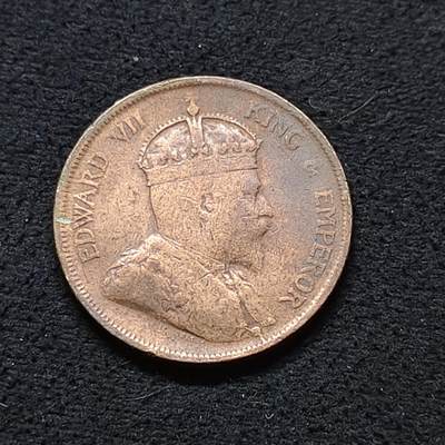 【全场包邮】纯粹捡漏拍476场（免费代拍第13场）调整中 - 英属海峡1904年爱德华七世1分大铜币