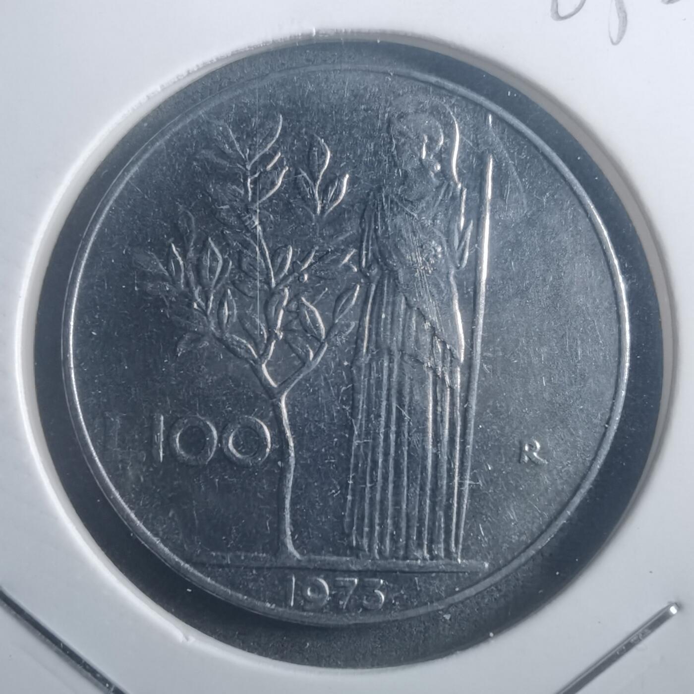 沼泽如烟--第903场 意大利1973年100里拉