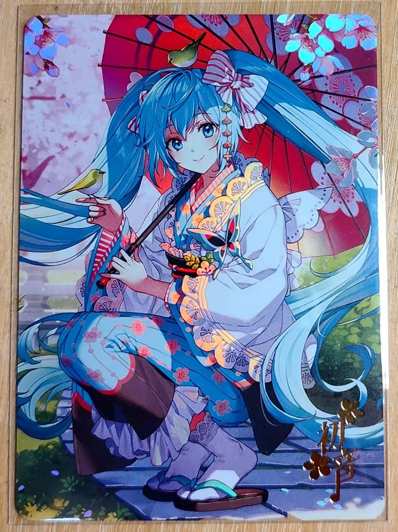 龙虎卡牌第六三场 （无佣金，周六结拍，欢迎送拍） 彩闪 京珞卡牌 初音未来