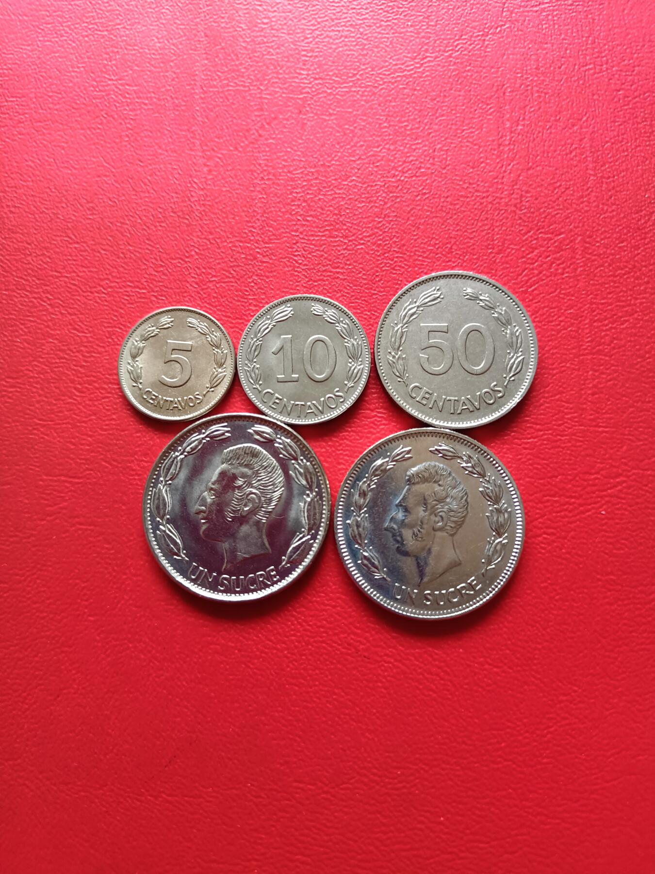 【云涧收藏】第七十九场 厄瓜多尔5枚