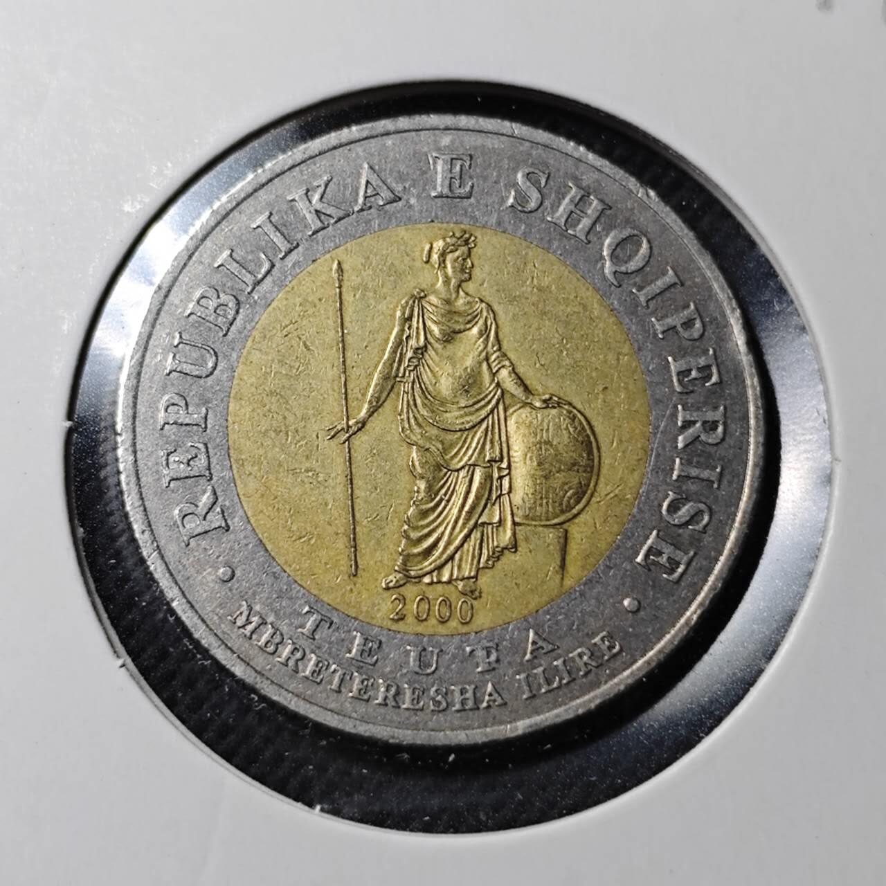 KK钱币收藏小铺  第370场  2月预留时间 周末发货  阿尔巴尼亚100列克