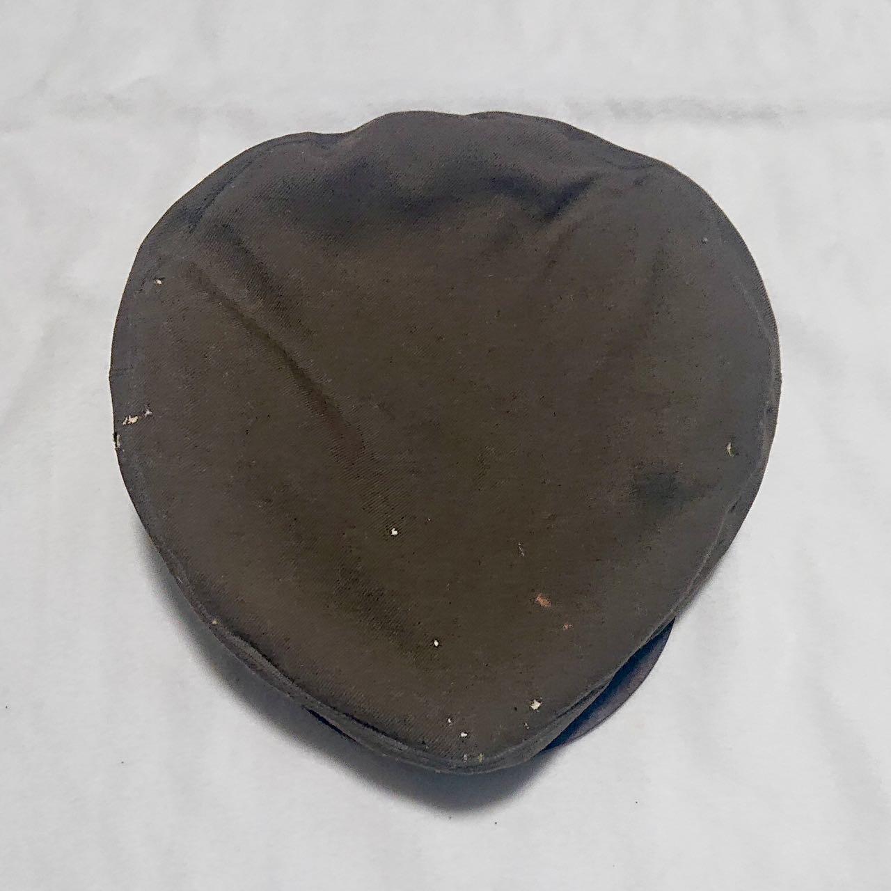 【第壹場】近代勋奖章徽章服饰杂项专场 抗战胜利初版国造陆军大檐帽 头围约55-56cm