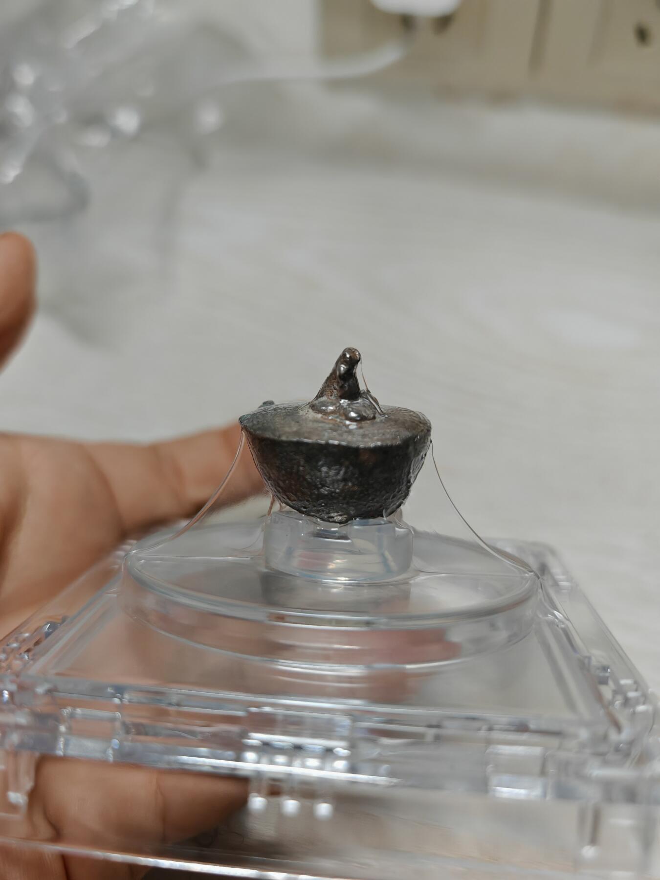 清代 一两半 银锭 形制独特 一柱擎天 （北京公博AU53）