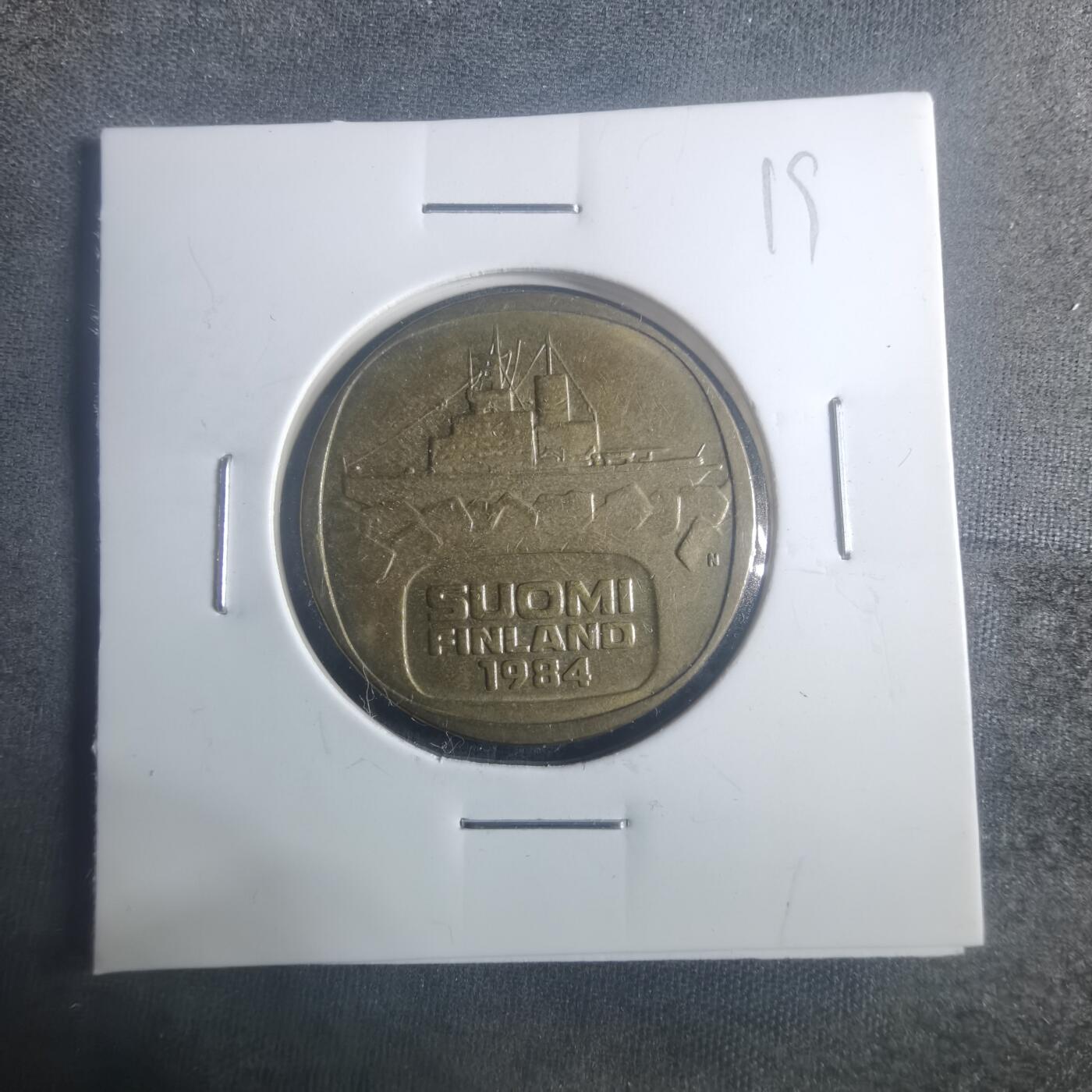 沼泽如烟--第900场 芬兰1984年5马克