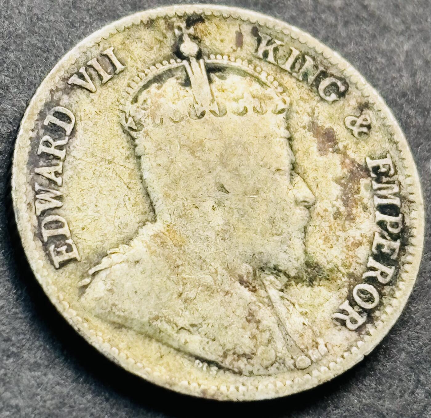 文馨钱币收藏第 281 场，【 长期接收代拍品】银元，银币，套币，纸币专场（本场截拍后休息三天，19 号发货） 1904 年英属香港一毫银币，爱德华七世时期 只发行四年 800 银