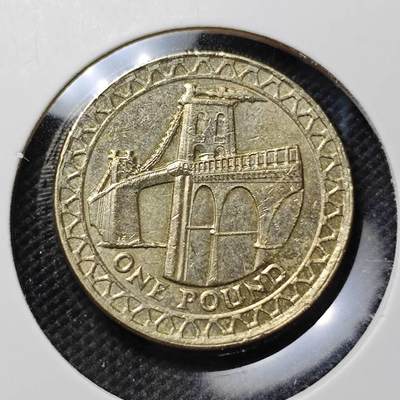 KK钱币收藏小铺  第370场  2月预留时间 周末发货 -  英国1镑 桥