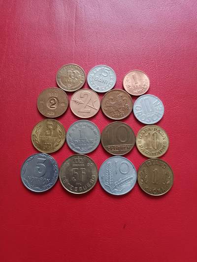 【云涧收藏】第七十九场 - 殴洲散币15枚（2）