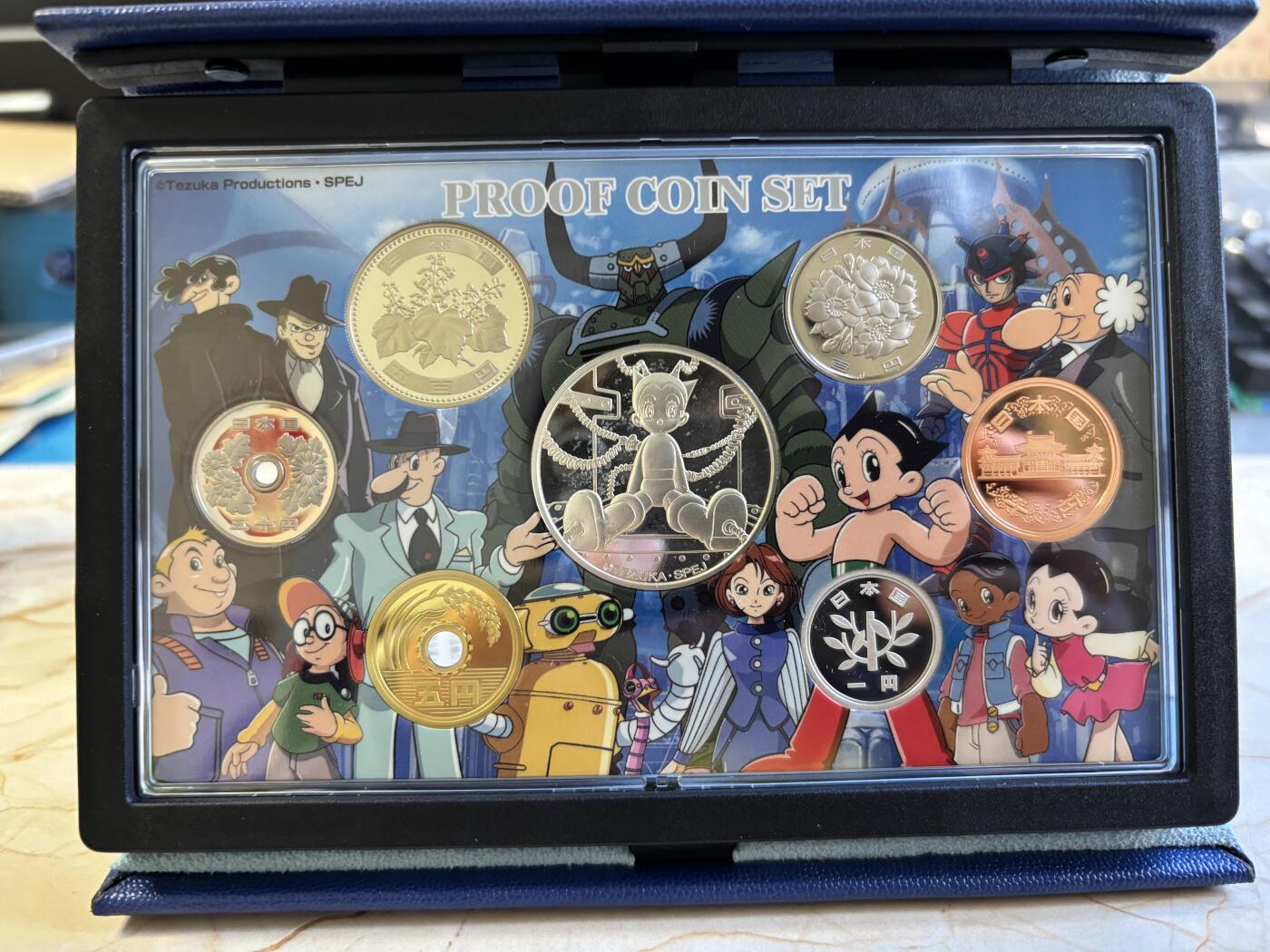 第181期拍卖 日本2003年铁臂阿童木诞生50周年精制套币含20克银章