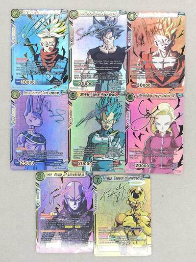 龙虎卡牌第六三场 （无佣金，周六结拍，欢迎送拍） - 烫签彩闪8张 奇点 龙珠