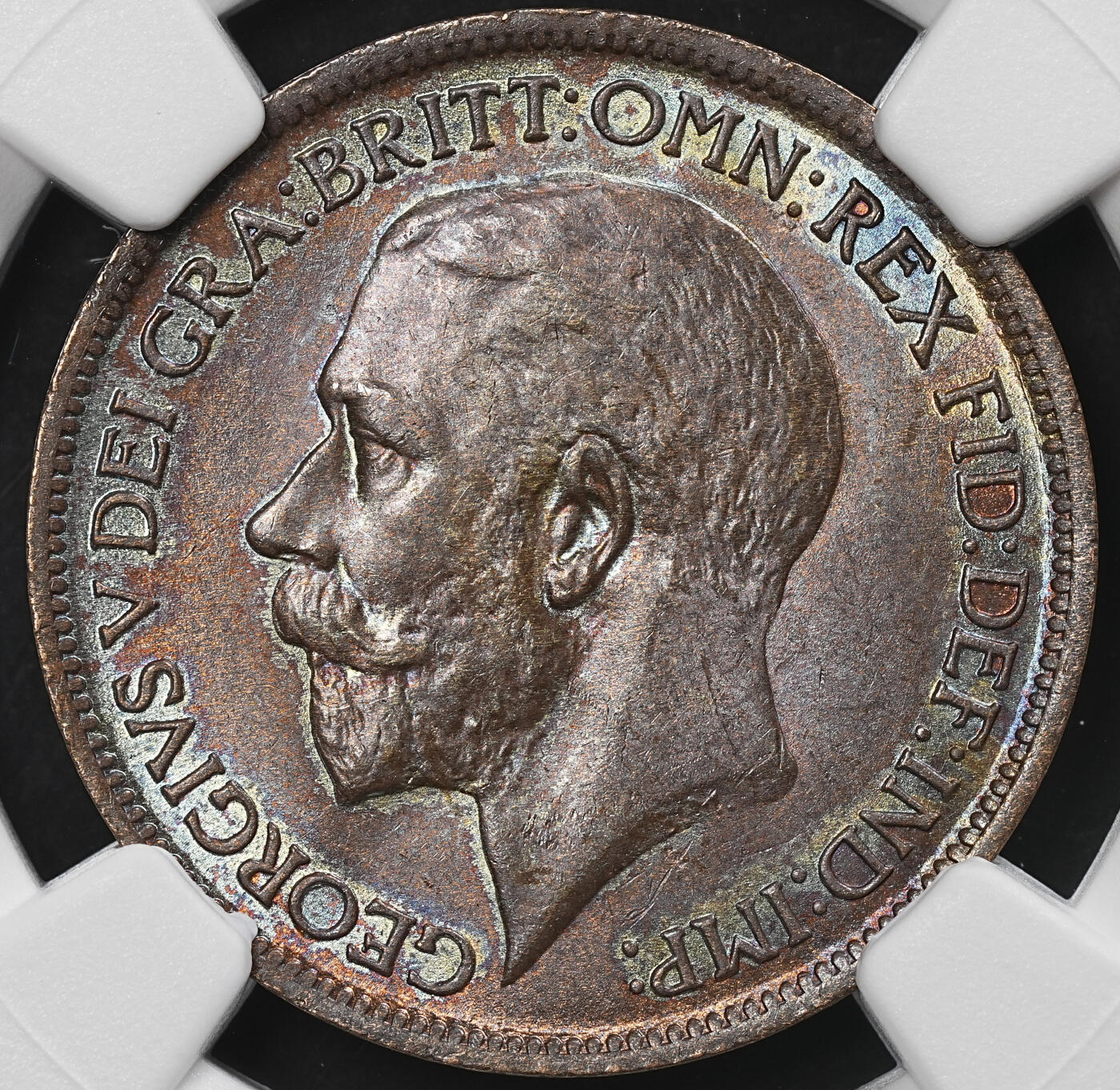 修遠堂世界钱币第九十三期 NGC MS64BN 1919年英国1/2便士铜币