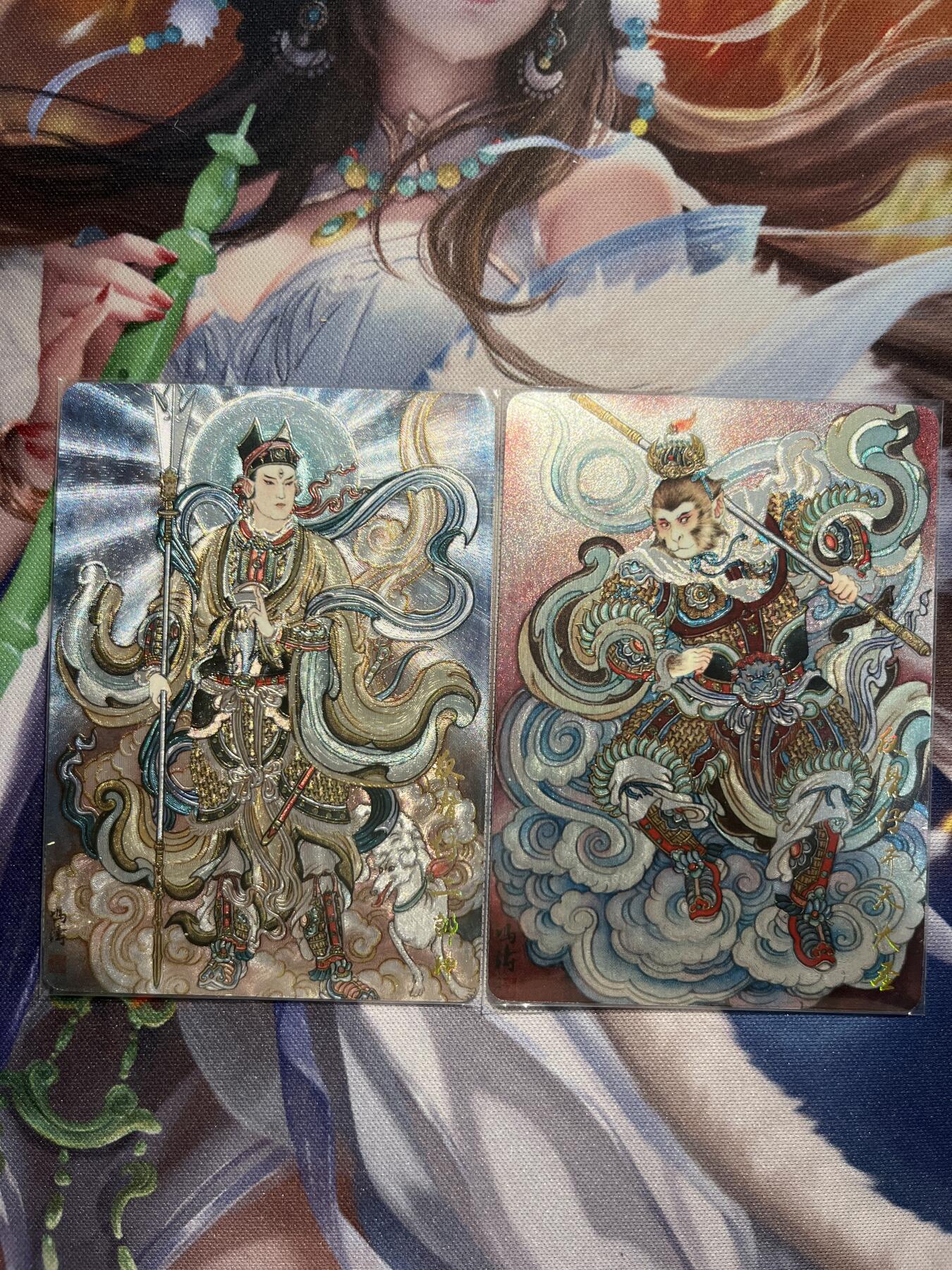 欢迎送拍、零成本上架，释放现金流，合理分配上拍卡品 【折光】冯涛 二郎神、齐天大圣  墨婉文化&乾坤未定