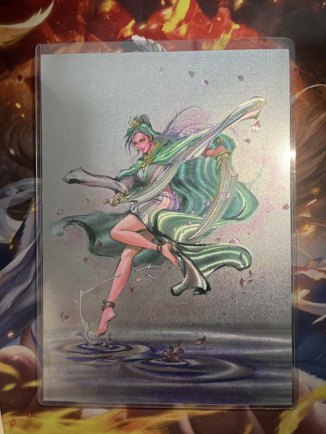 欢迎送拍、零成本上架，释放现金流，合理分配上拍卡品 【半粗a4大卡】孙二娘 背面普卡