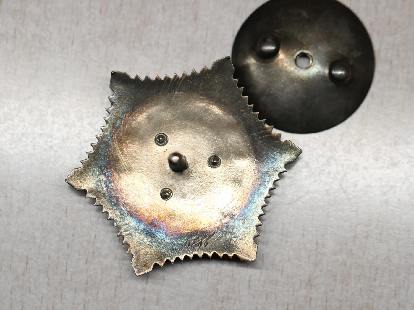 大猫徽章拍卖 第282期 蒙古🇲🇳北极星勋章1⃣️ 早期凹版 银轮