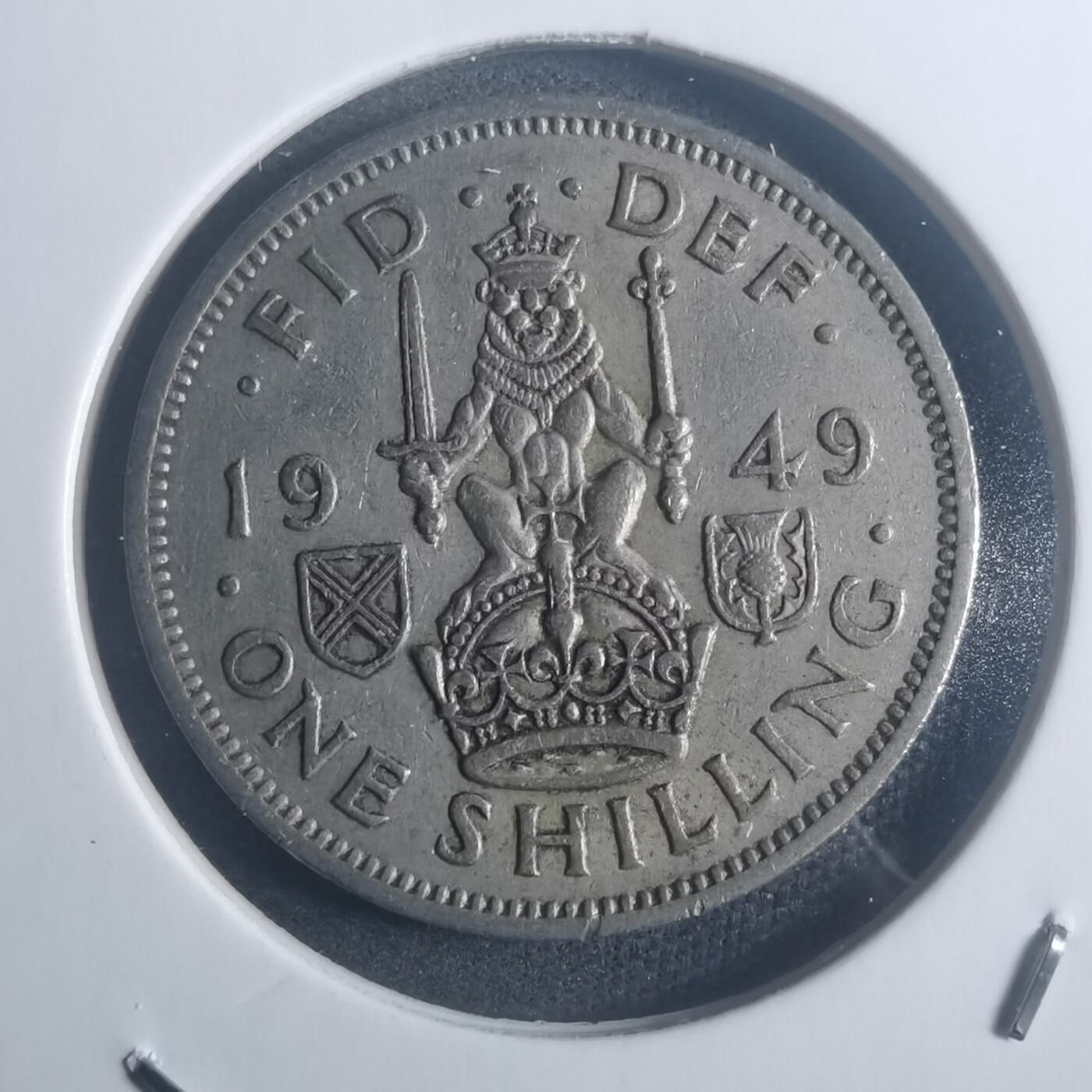 沼泽如烟--第900场 英国1949年1先令