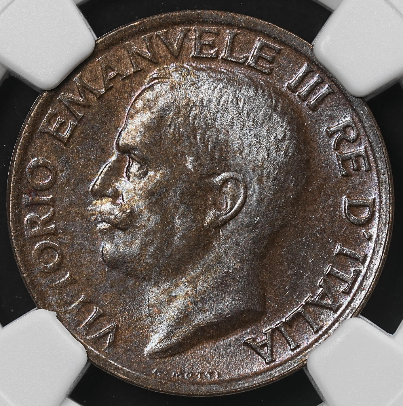 修遠堂世界钱币第九十三期 NGC MS64BN 1920年意大利10分铜币