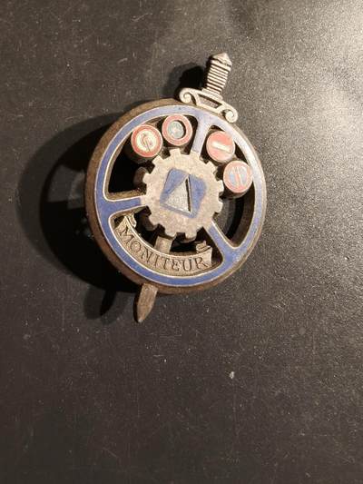 老王徽章第163期 13-15日三场连拍 16日统一发货  13、14日结束后可寄存 -  法国军用车辆驾驶学校教练证章