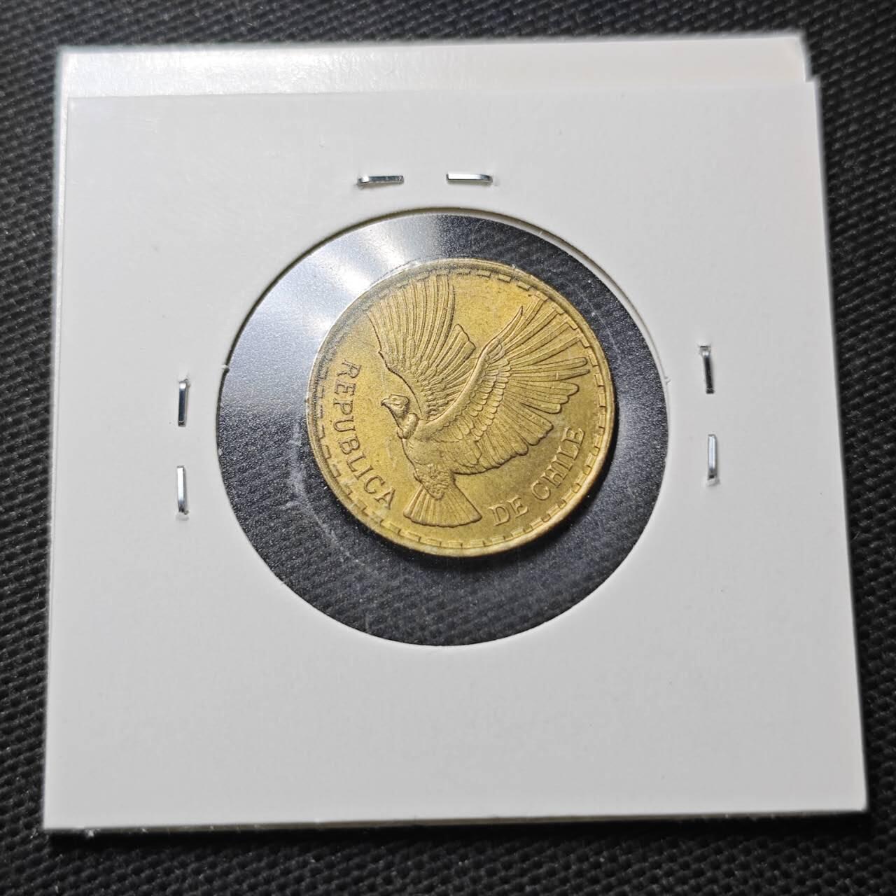 KK钱币收藏小铺  第370场  2月预留时间 周末发货  1969智利2分铜币 好品