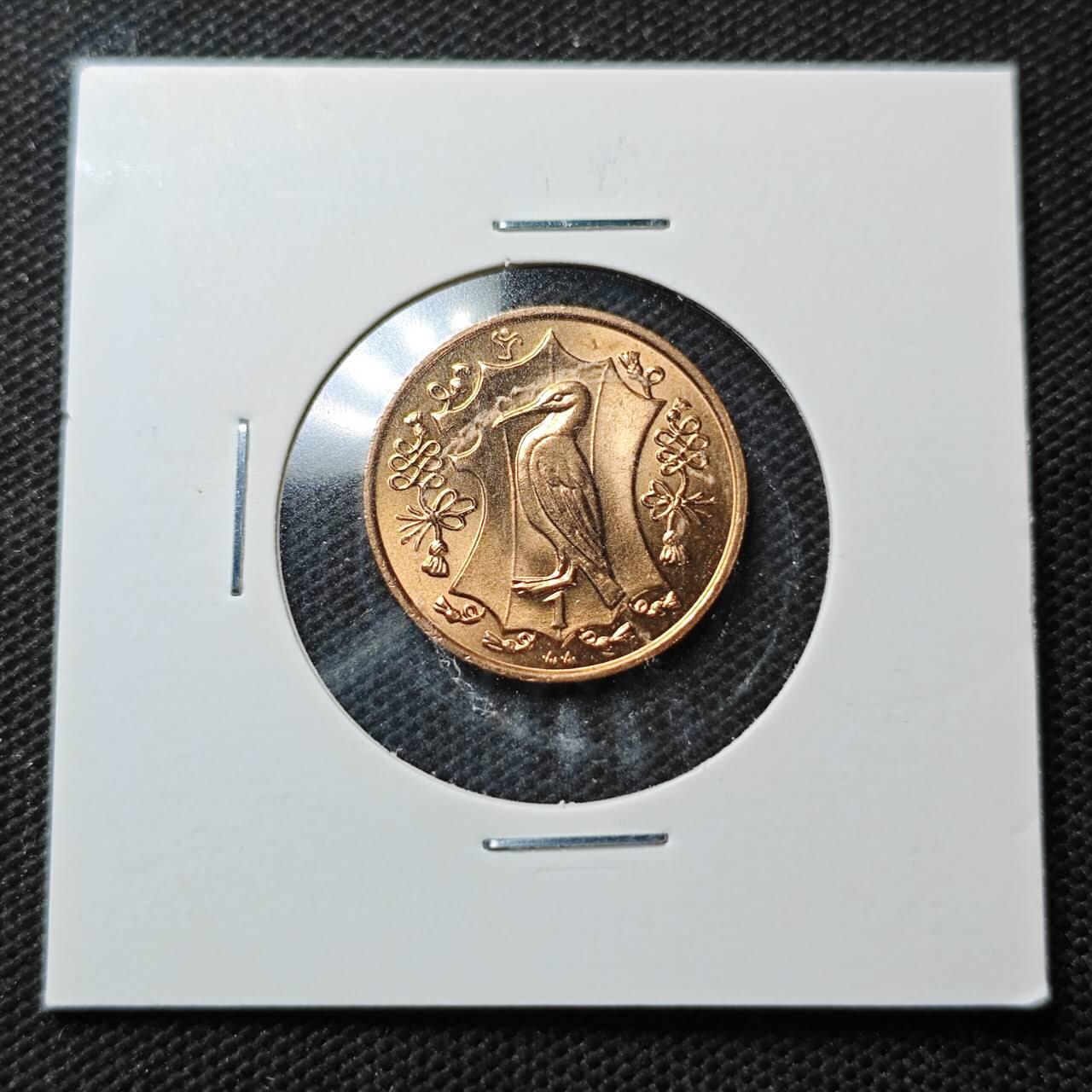 KK钱币收藏小铺  第370场  2月预留时间 周末发货  马恩岛1便士铜币 好品