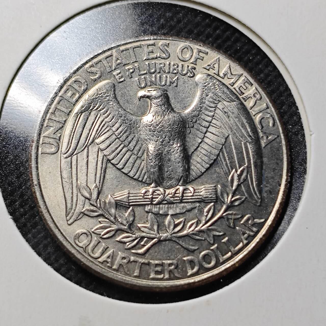 KK钱币收藏小铺  第370场  2月预留时间 周末发货  1998美国25分 好品