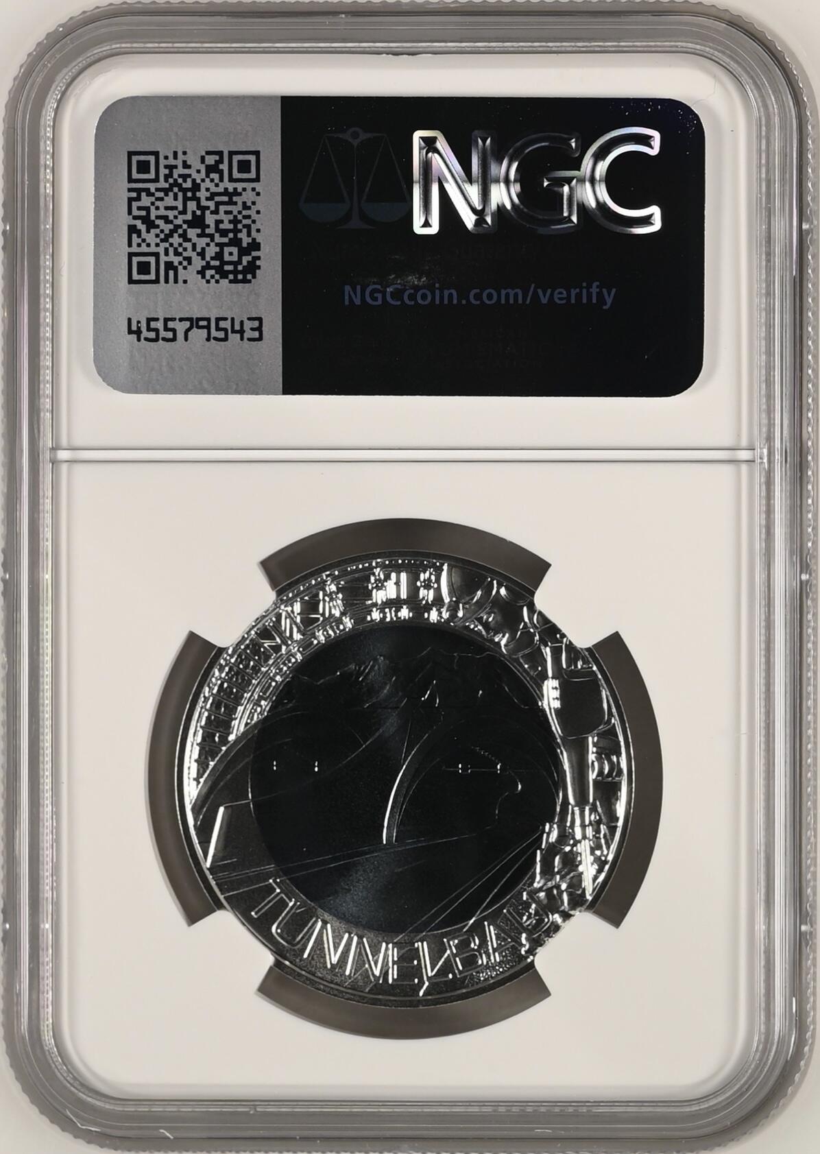 S&S Numismatic世界钱币-拍卖 第115期  获奖币*奥地利2013年 隧道施工 25欧元双色银+铌双色纪念币 NGC MS70  盒证齐全