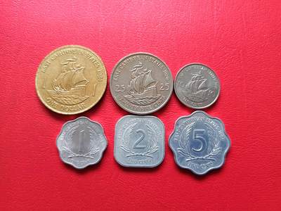 【云涧收藏】第七十九场 - 英属东加勒比花冠女王套币