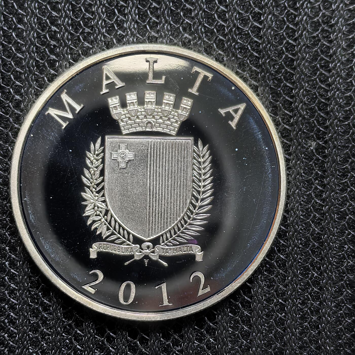 道一币馆币章第一百五十四场 欧洲之星 马耳他2012年艺术家—雕塑家安东尼奥·西奥蒂诺逝世65周年10欧元精制银币 28.28g 925S 