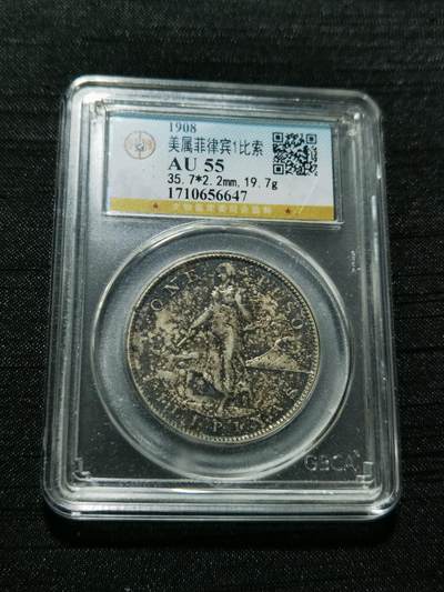 天下钱庄专场欢迎参拍 - 美属菲律宾一比索银币