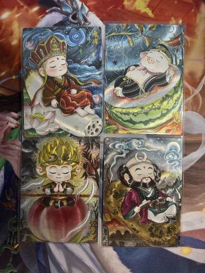 欢迎送拍、零成本上架，释放现金流，合理分配上拍卡品 - 【折光】红月 师徒四人 墨婉文化&乾坤未定