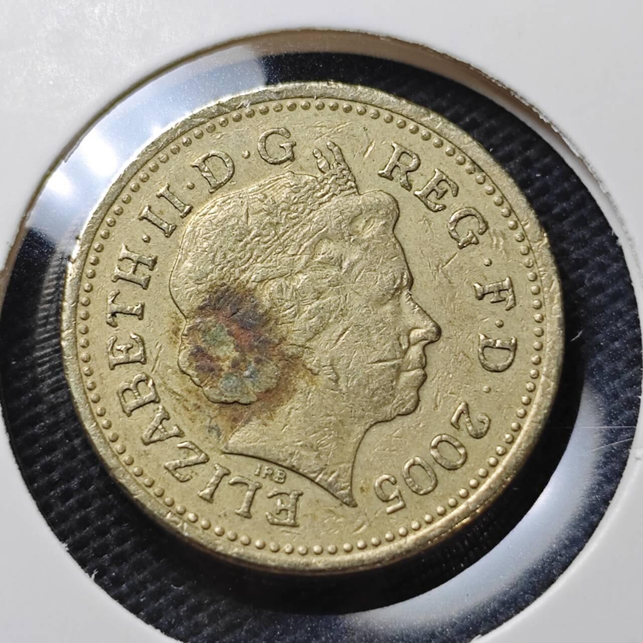 KK钱币收藏小铺  第370场  2月预留时间 周末发货  英国1镑 桥