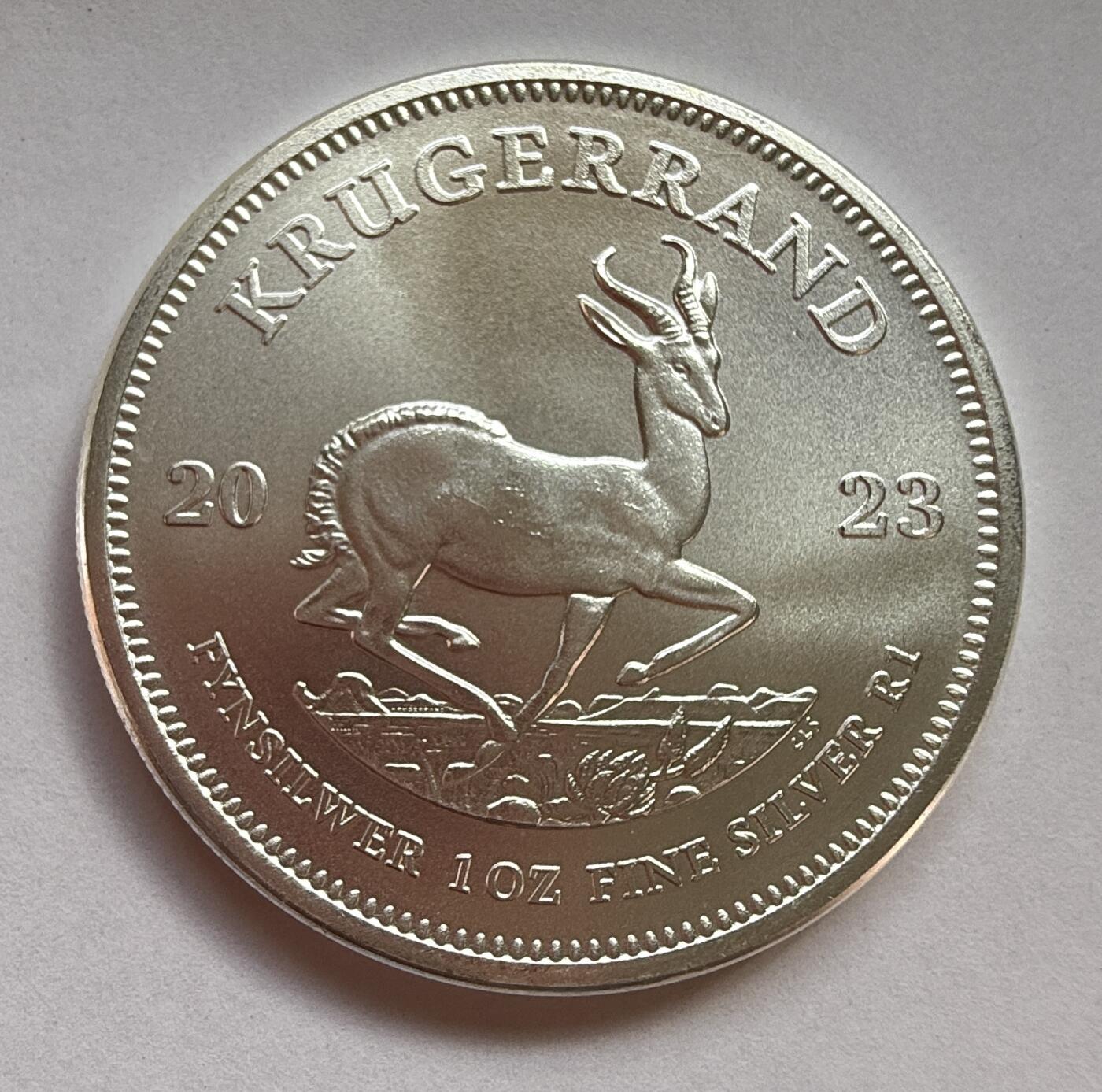 S&S Numismatic世界钱币-拍卖 第115期  南非2023年 克鲁格-羚羊 1兰特1盎司投资银币