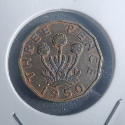 沼泽如烟--第900场 - 英国1950年3便士