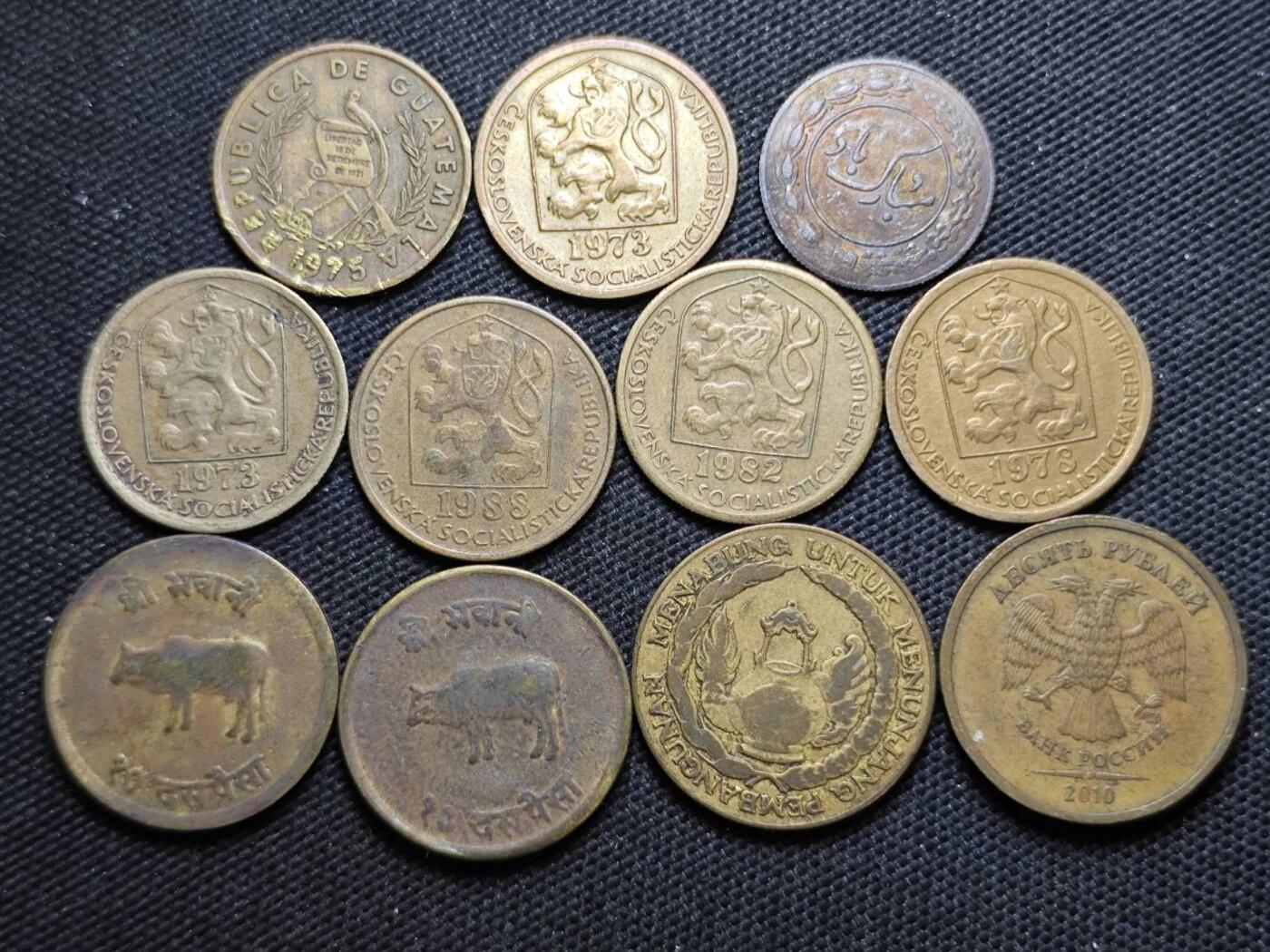 KK钱币收藏小铺  第370场  2月预留时间 周末发货  铜币一组11枚