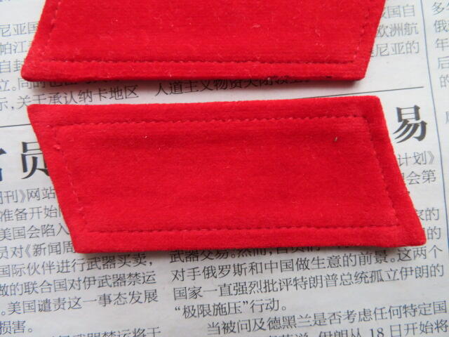 01--【全新】【有脏痕】65扎线红领章一付20220104-8