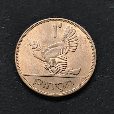 【全场包邮】纯粹捡漏拍476场（免费代拍第13场）调整中 - 爱尔兰共和国1968年1便士铜币