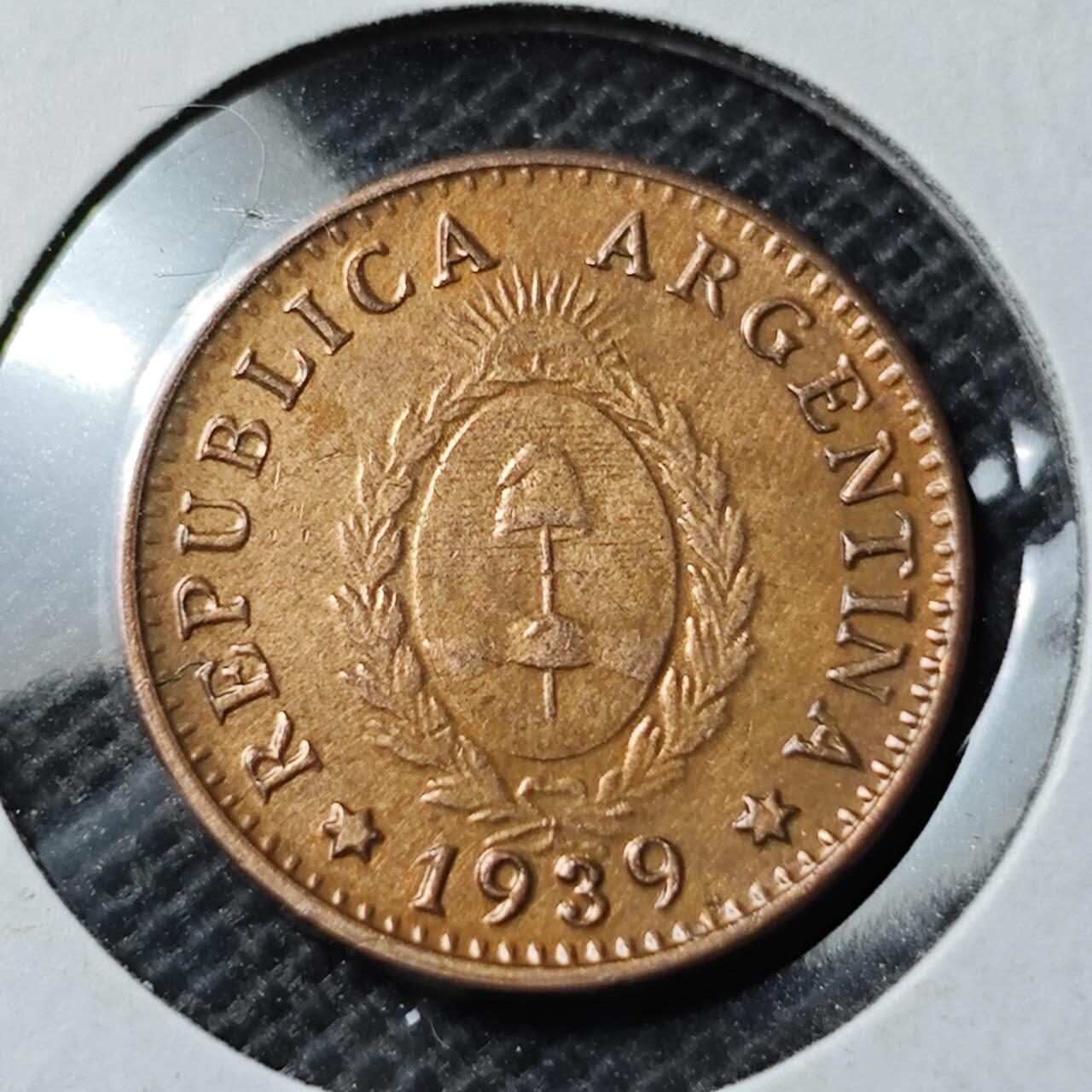 KK钱币收藏小铺  第369场  2月预留时间 周末发货  1939秘鲁1分铜币 