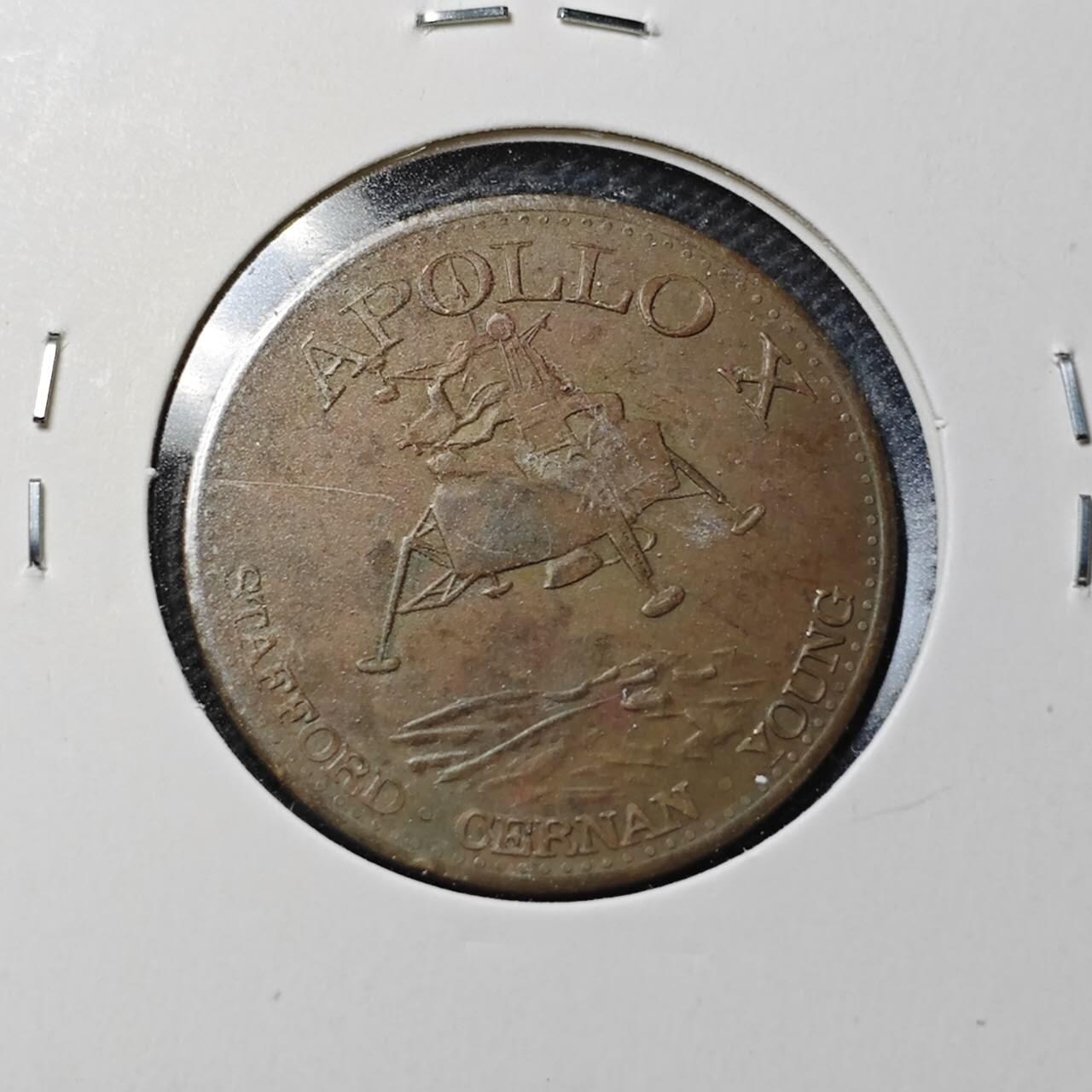 KK钱币收藏小铺  第370场  2月预留时间 周末发货  美国航天纪念章