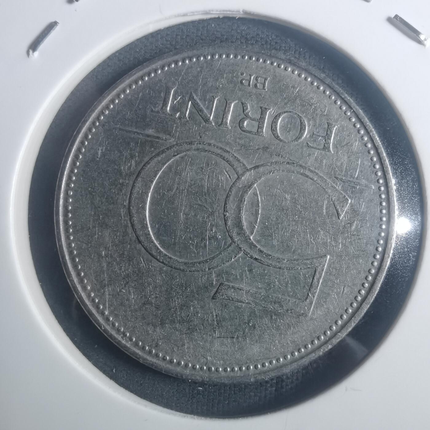 沼泽如烟--第900场 匈牙利2001年50福林