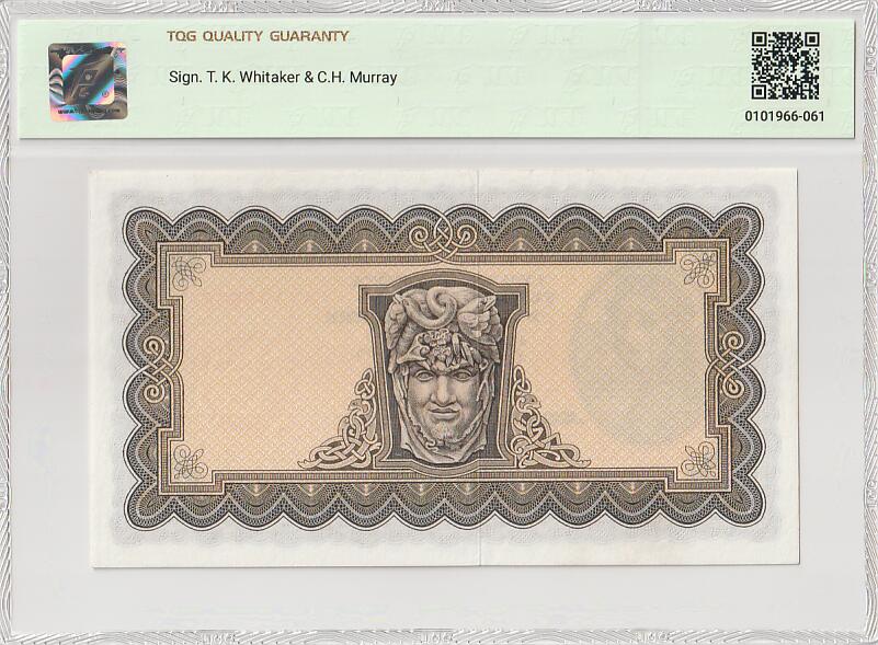 2025十一月第四期，总202期 爱尔兰1974年5镑TQG64分，爱尔兰人格化象征“拉维利夫人”