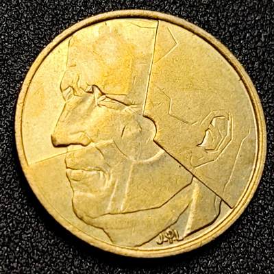 泉币菌-第128附加场-精品福利场（本场拍品多，请提前出价） - 1986分裂的人格 24mm 比利时5法郎