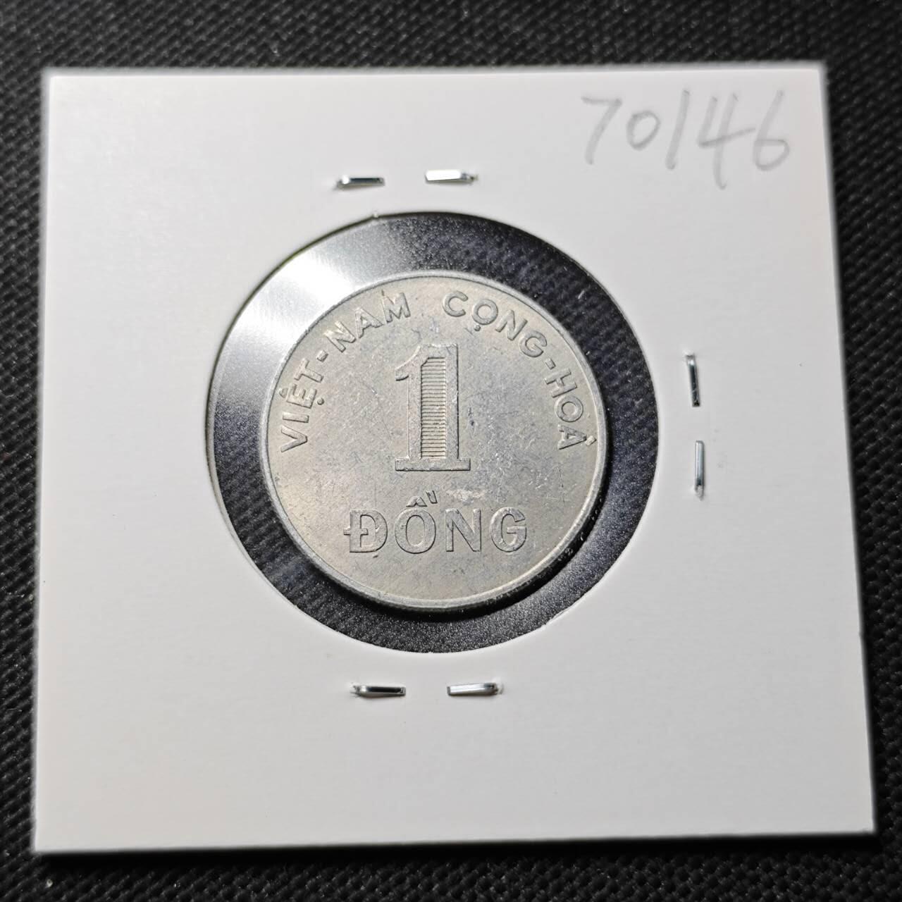 KK钱币收藏小铺  第370场  2月预留时间 周末发货  1971南越1盾水稻