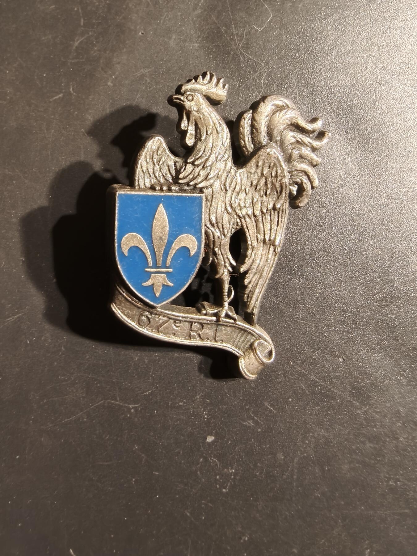 老王徽章第163期 13-15日三场连拍 16日统一发货  13、14日结束后可寄存  法国第67步兵团证章