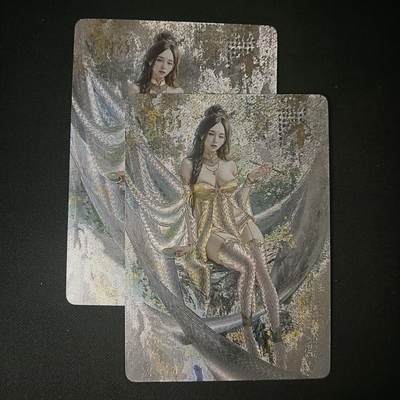 花开卡拍第47期（11月16号周日截拍，品控勿拍!!!拍品不寄存，运费5元，自制卡难免瑕疵，可能存在轻微撞角爆边等出厂瑕疵，品控介意勿拍！） - 燎原 刷子妖姬传 杏仙双服饰 粗闪2张