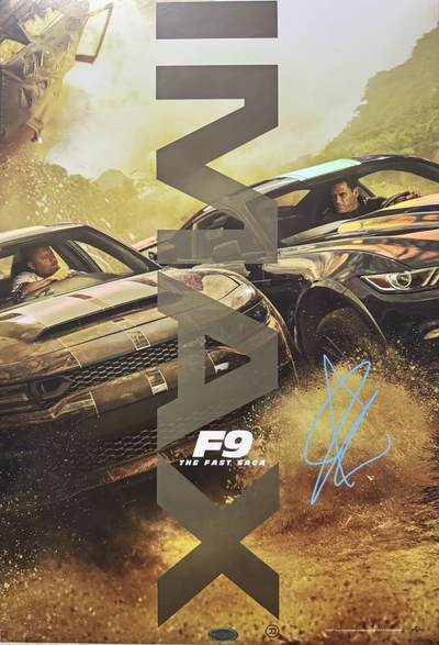零元拍：《速度与激情9》雅各布的饰演者约翰·塞纳亲笔签名IMAX原版海报，尺寸A3，图6为装裱效果，拍品不含装裱。 - 零元拍：《速度与激情9》雅各布的饰演者约翰·塞纳亲笔签名IMAX原版海报，尺寸A3，图6为装裱效果，拍品不含装裱。
