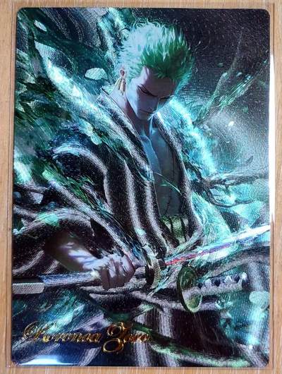 龙虎卡牌第六三场 （无佣金，周六结拍，欢迎送拍） - 粗闪 海贼王卡牌 佐罗